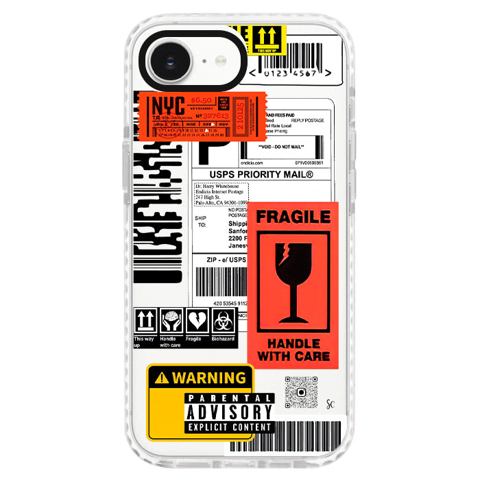 Case Celular Warning - iPhone