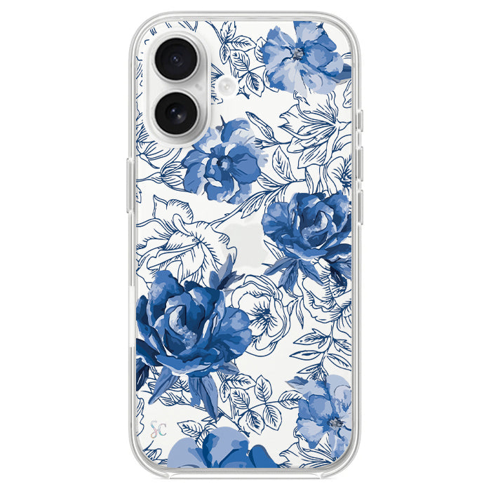 Case IPhone Flores Azules