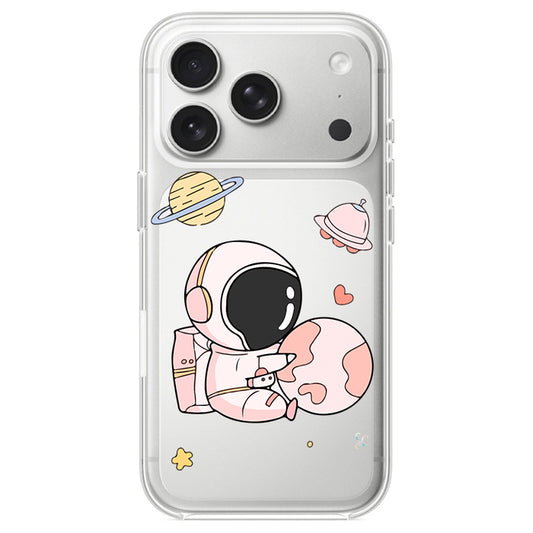 Case IPhone Astronauta Rosado