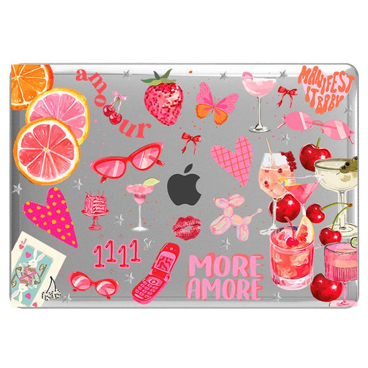 Case Macbook Transparente Amor