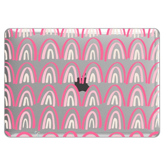 Case Macbook Transparente Arcoiris