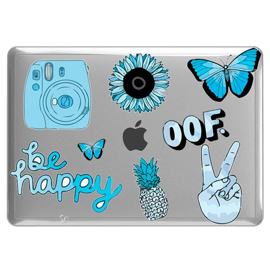 Case Macbook Transparente Be Happy