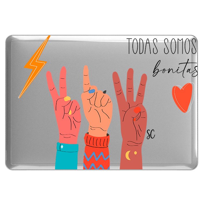Case Macbook Transparente Bonita