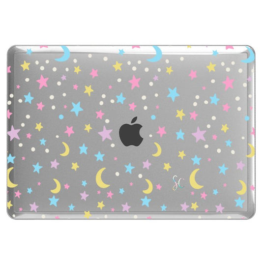 Case Macbook Transparente Estrellas