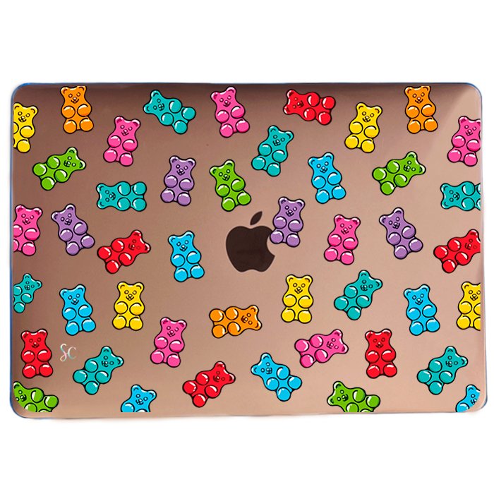 Case Macbook Transparente Gomitas