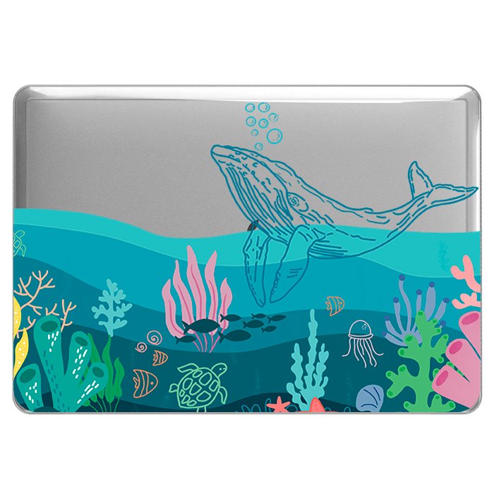 Case Macbook Transparente Ballena