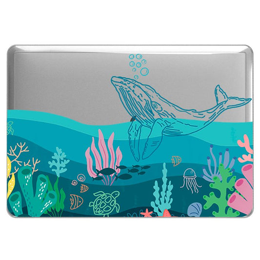 Case Macbook Transparente Ballena