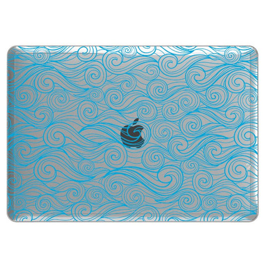 Case Macbook Transparente Olas