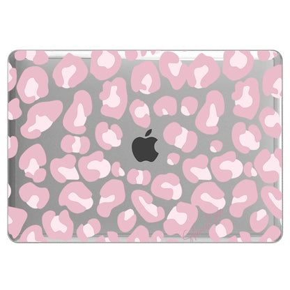 Case Macbook Transparente Print Rosado