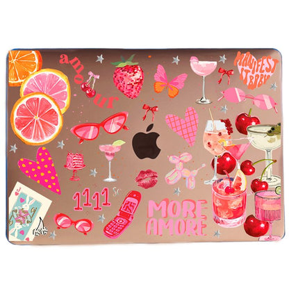 Case Macbook Transparente Amor