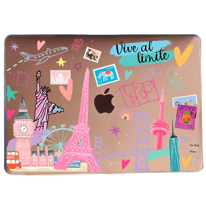 Case Macbook Transparente Vive Al Limite