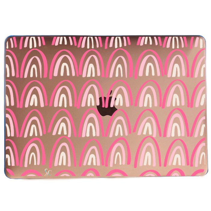 Case Macbook Transparente Arcoiris