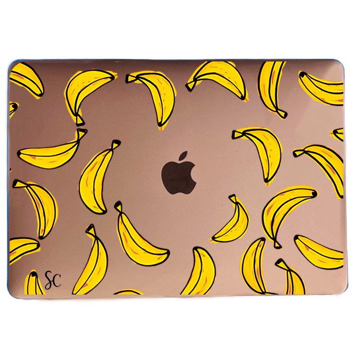 Case Macbook Transparente Banana