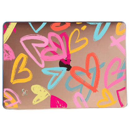 Case Macbook Transparente Heart
