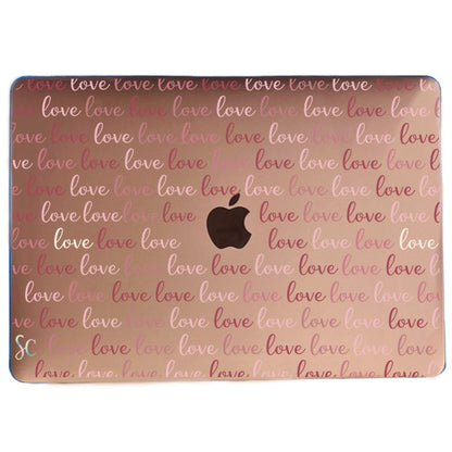 Case Macbook Transparente Letters
