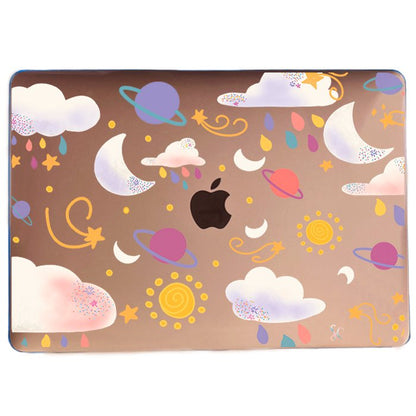 Case Macbook Transparente Nubes