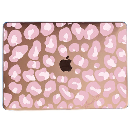 Case Macbook Transparente Print Rosado