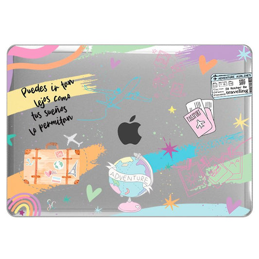 Case Macbook Transparente Travel 2