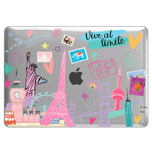 Case Macbook Transparente Vive Al Limite