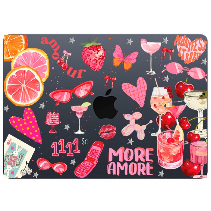 Case Macbook Transparente Amor