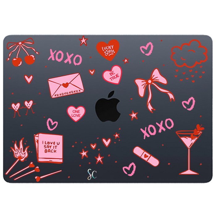 Case Macbook Transparente Cherry
