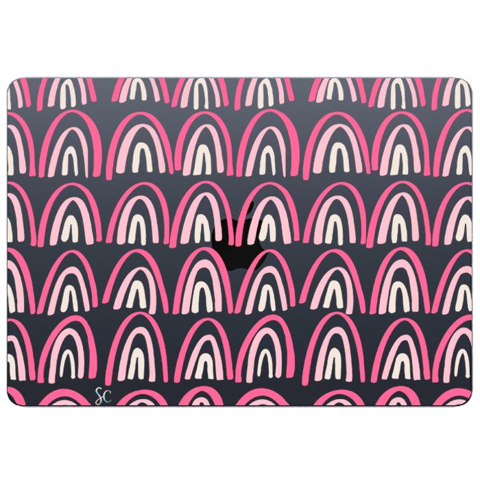 Case Macbook Transparente Arcoiris