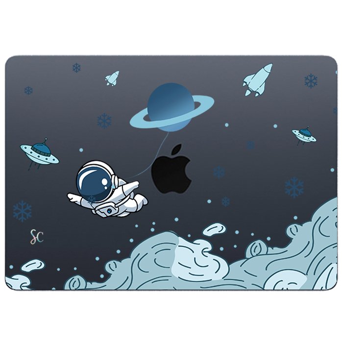 Case Macbook Transparente Astronauta