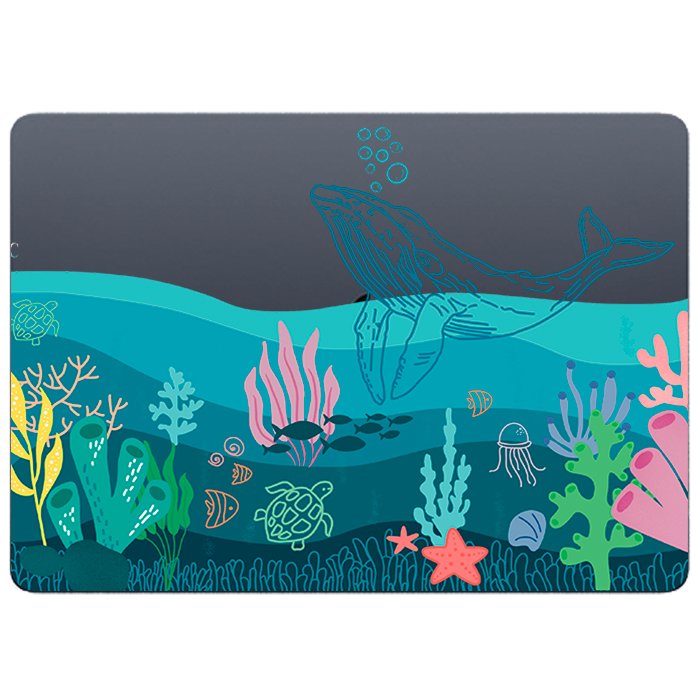 Case Macbook Transparente Ballena