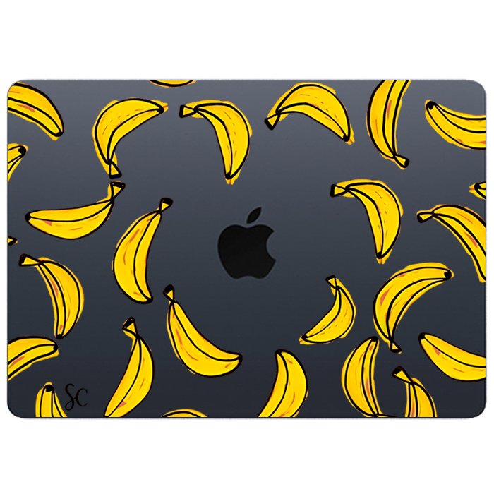 Case Macbook Transparente Banana
