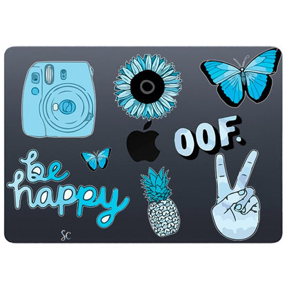 Case Macbook Transparente Be Happy