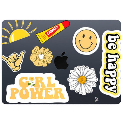 Case Macbook Transparente Girl Power