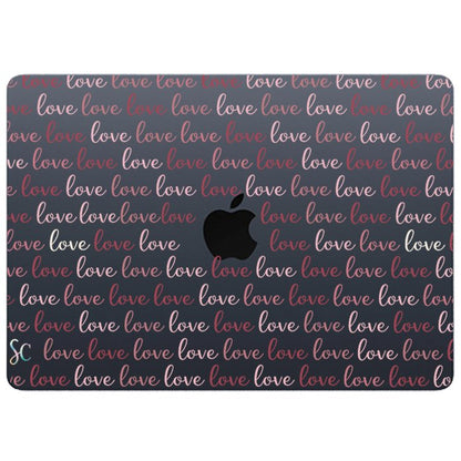 Case Macbook Transparente Letters