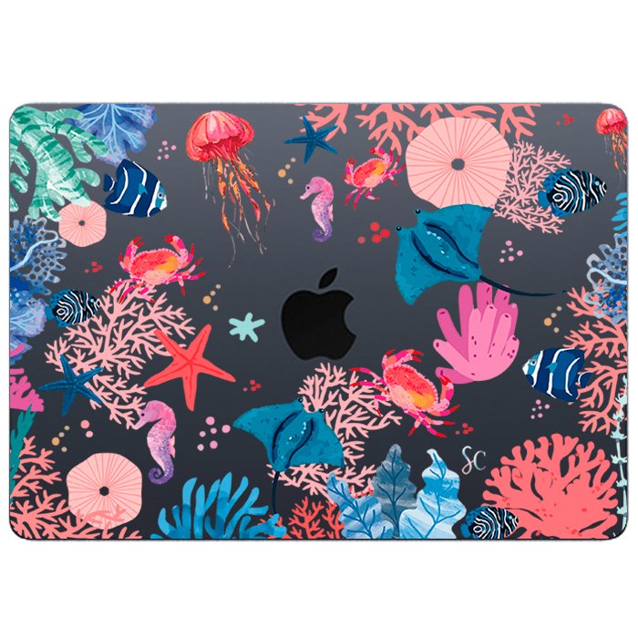 Case Macbook Transparente Mantarraya