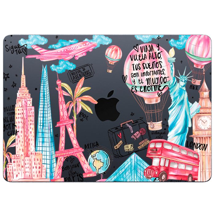 Case Macbook Transparente Travel