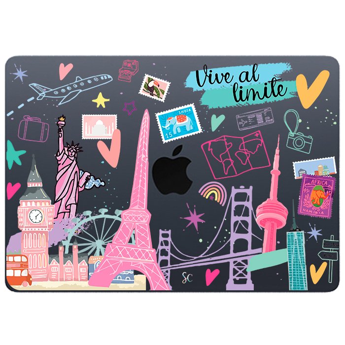 Case Macbook Transparente Vive Al Limite