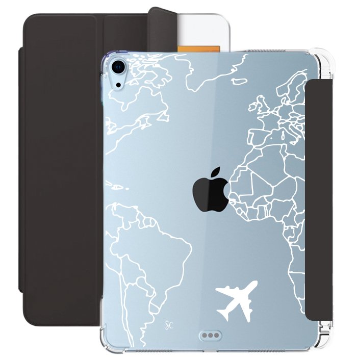 E. Case iPad Mapa Mundi Blanco