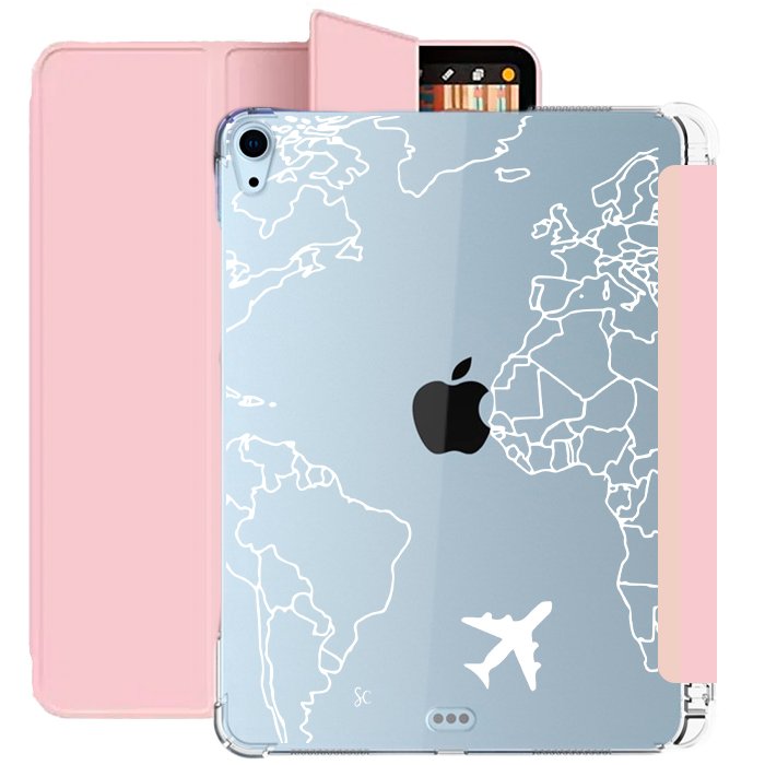 E. Case iPad Mapa Mundi Blanco