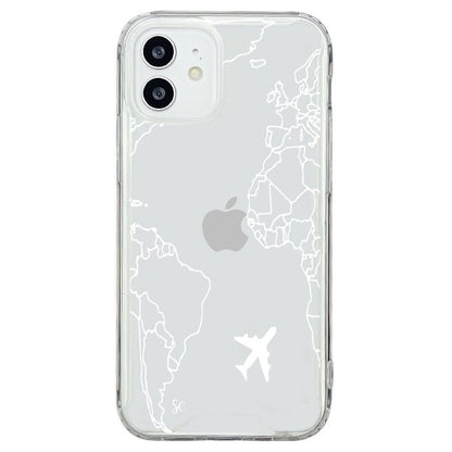 E. iPhone Mapa Mundi Blanco