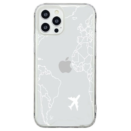 E. iPhone Mapa Mundi Blanco