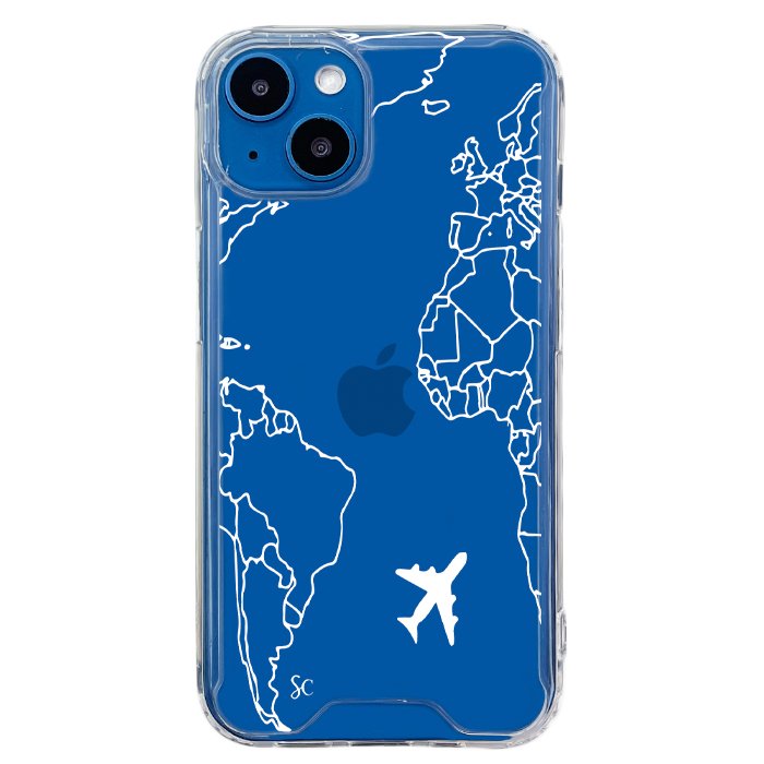 E. iPhone Mapa Mundi Blanco