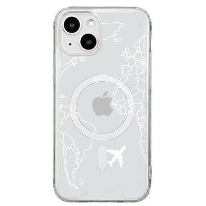 E. iPhone Mapa Mundi Blanco