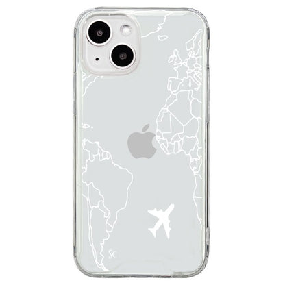 E. iPhone Mapa Mundi Blanco