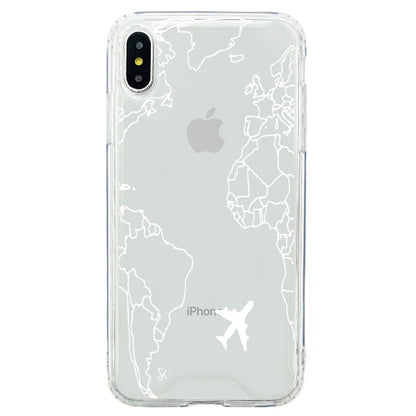 E. iPhone Mapa Mundi Blanco