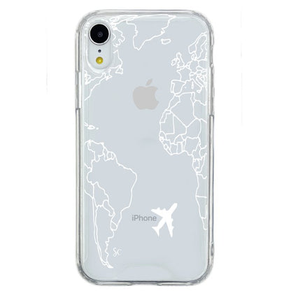 E. iPhone Mapa Mundi Blanco