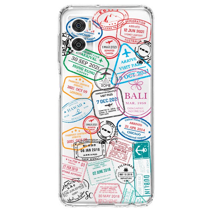 Case Celular Sellos Pasaporte - Motorola