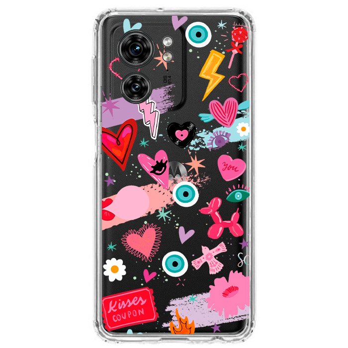 Case Celular Kisses - Motorola