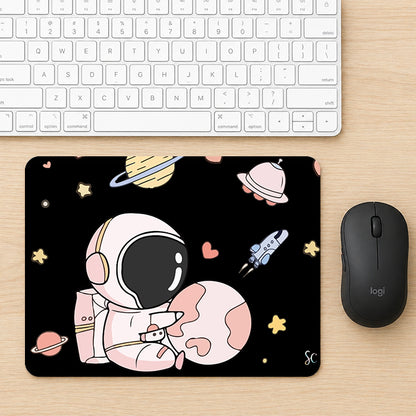 Mouse Pad Astronauta Rosa