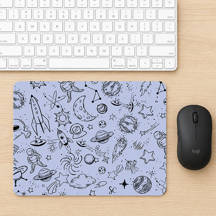 Mouse Pad Galaxia Negro