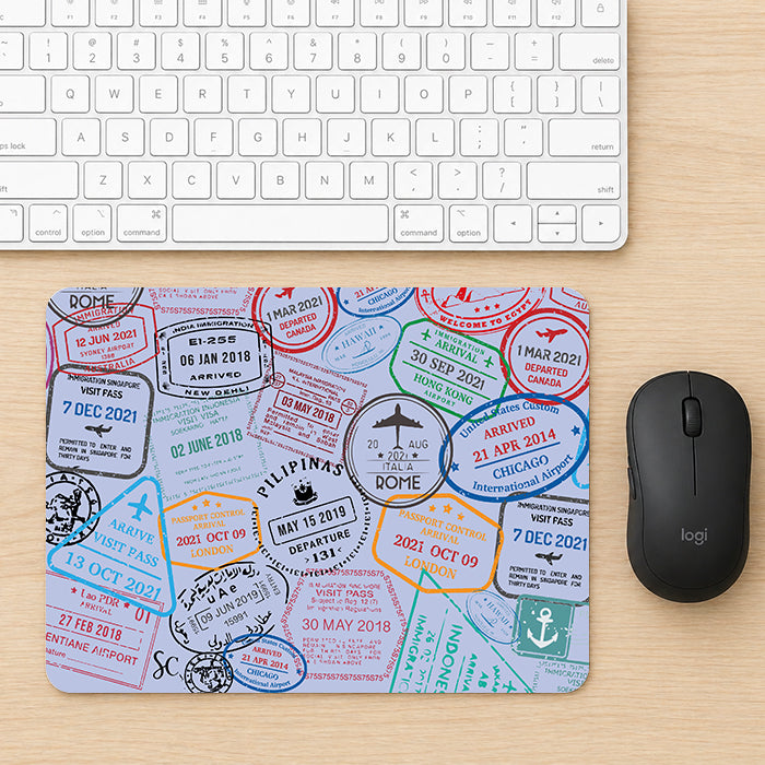 Mouse Pad Sellos Pasaporte