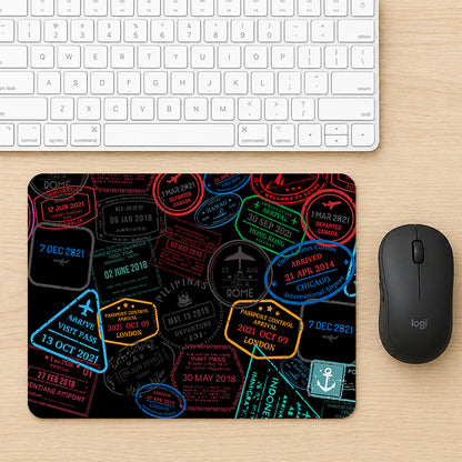 Mouse Pad Sellos Pasaporte